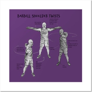 Barbell Shoulder Twist Posters and Art